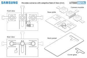 Samsung patentoi puhelimissa käytettävän erikoisen liikkuvan kamerakokonaisuuden