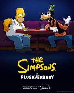 Kuva: Homer Simpson kohtaa Hessu Hopon uudessa Simpsonit-lyhytelokuvassa