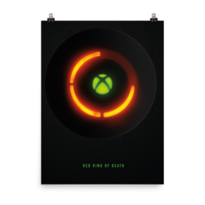 Xbox nauraa kalleimmalle virheelleen – Tältä näyttää Red Ring of Death -juliste